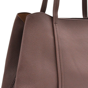 Borsa a tote bag shopping + portamonete omaggio firmata COCONUDA a tracolla elegante casual simil pelle martellata