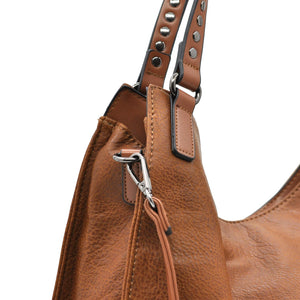 Borsa a sacco firmato SWEET YEARS Colletion donna spalla a tracolla simil pelle shopping borchie