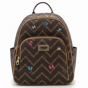 Zaino donna Firmato COVERI ACTIVE limited edition fantasia farfalle