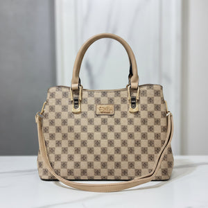 Borsa bauletto Coveri World fantasia logata tote bag firmata