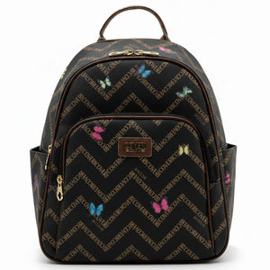 Zaino donna Firmato COVERI ACTIVE limited edition fantasia farfalle