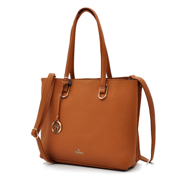 YY COVERI Borsa shopping firmata spalla e tracolla
