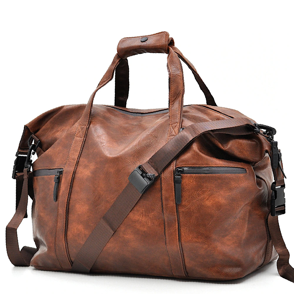 Borsone firmato GYOIAMEA Unisex in Similpelle di alta qualità – Perfetto per Viaggi, Lavoro, Palestra e Uso Quotidiano