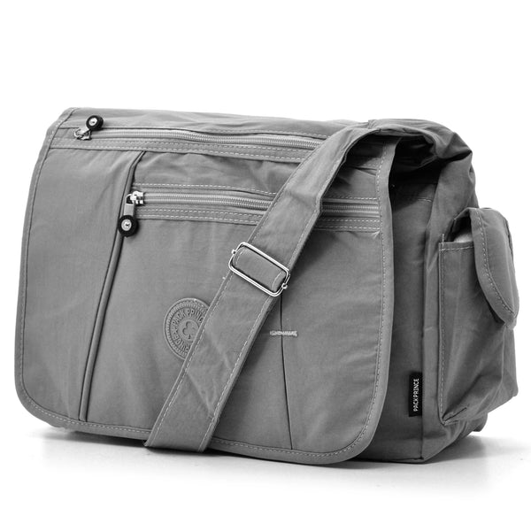 Borsa donna nuova sportiva passeggio nylon impermeabile tracolla postina moda platta