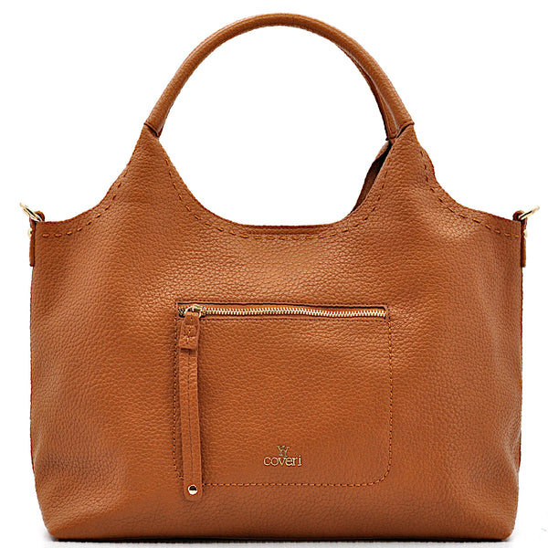 Borsa firmata YYcoveri shopping morbida 2 in 1 + pochette omaggio comoda e capiente