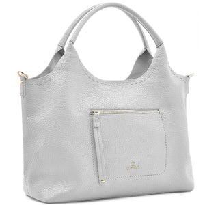 Borsa firmata YYcoveri shopping morbida 2 in 1 + pochette omaggio comoda e capiente