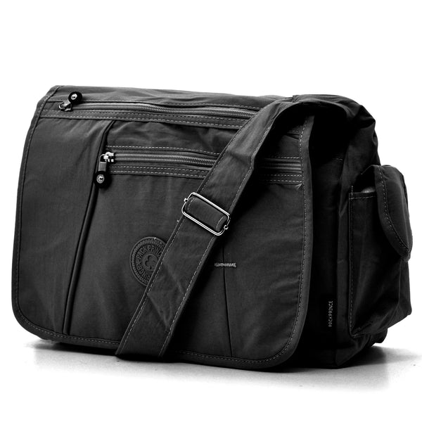 Borsa donna nuova sportiva passeggio nylon impermeabile tracolla postina moda platta