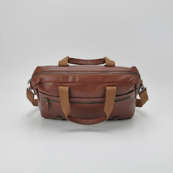 Borsa unisex firmato B. Cavalli Cartella Tracolla in simil pelle nuovo ufficio Marrone — Ventiquattrore Casual Business