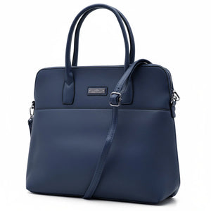 CHARRO - Borsa shopping a spalla grande tracolla casual simil pelle venata ufficio