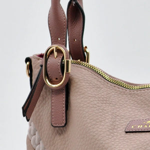 CHARRO - Borsa shopping a spalla grande tracolla casual simil pelle venata intreccio nuova