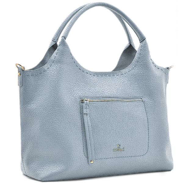 Borsa firmata YYcoveri shopping morbida 2 in 1 + pochette omaggio comoda e capiente