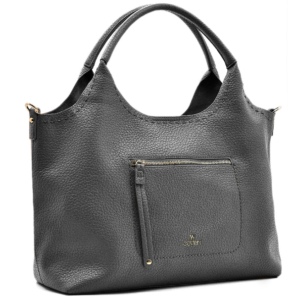 Borsa firmata YYcoveri shopping morbida 2 in 1 + pochette omaggio comoda e capiente