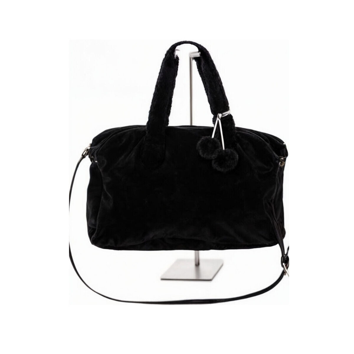 Borsa Larga In Finta Pelliccia Extolove, Modello Y2K, Con Bottone Magnetico, 38x13x27 Cm, Per Inverno