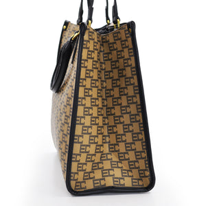 World COVERI borsa shopping logo elegante rigida passeggio fantasia borsetta