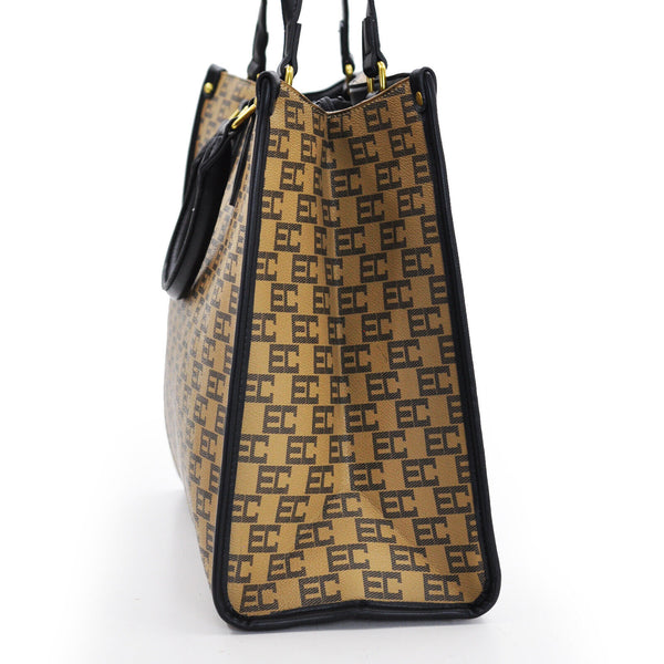 World COVERI borsa shopping logo elegante rigida passeggio fantasia borsetta