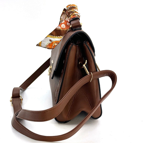 Borsa Charro FOULARD strutturata bauletto manico vintage spalla donna tasche