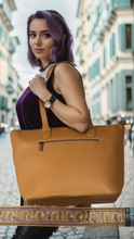 Carica l&#39;immagine nel visualizzatore di Gallery, nuova Borsa pelle SWEET YEARS shopping tasche donna zip semplice casual firmata