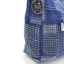 Carica l&#39;immagine nel visualizzatore di Gallery, Borsa SACCO donna pelle mono manico hobo capiente jeans strass jeansata secchio