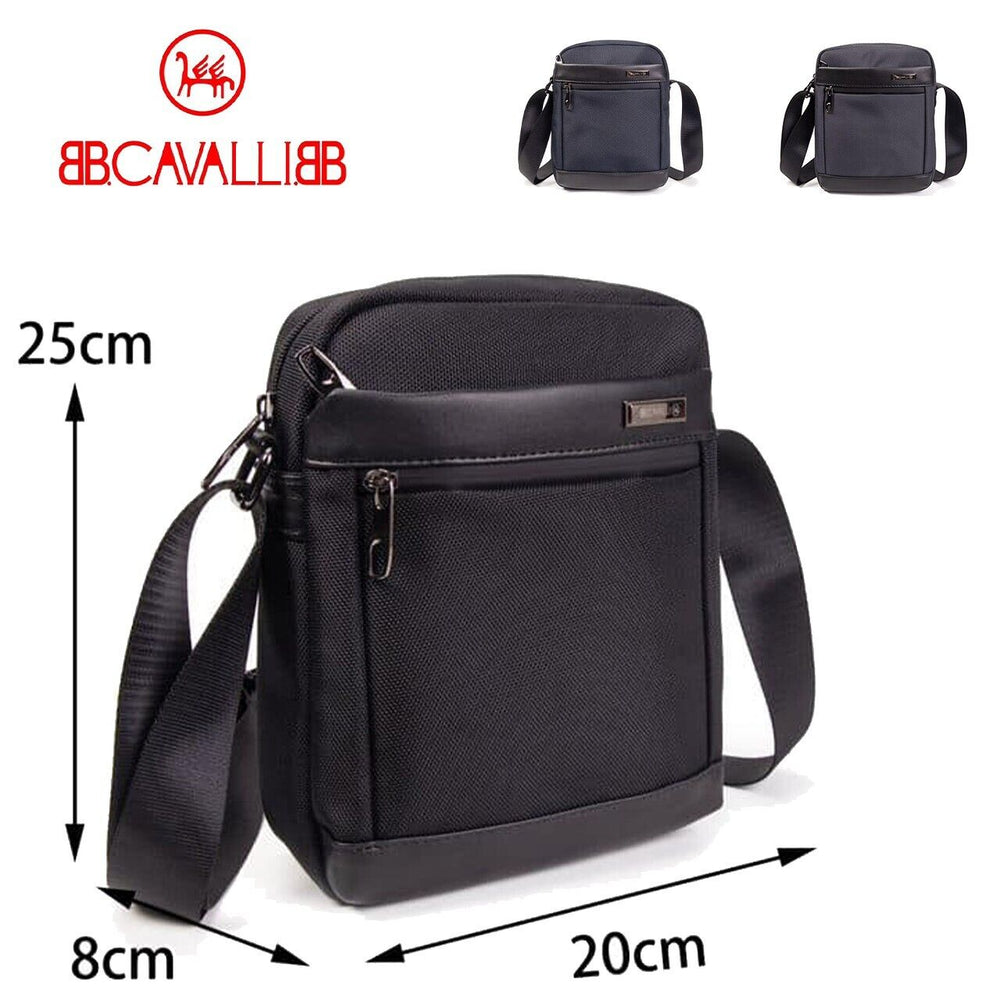 Borsello nuovo Uomo b.cavalli Borsa a Tracolla nylon Grande giornaliero moda