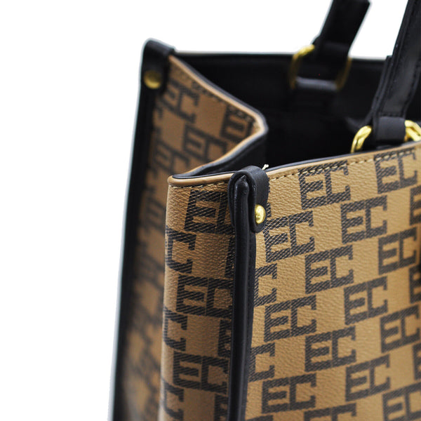 World COVERI borsa shopping logo elegante rigida passeggio fantasia borsetta