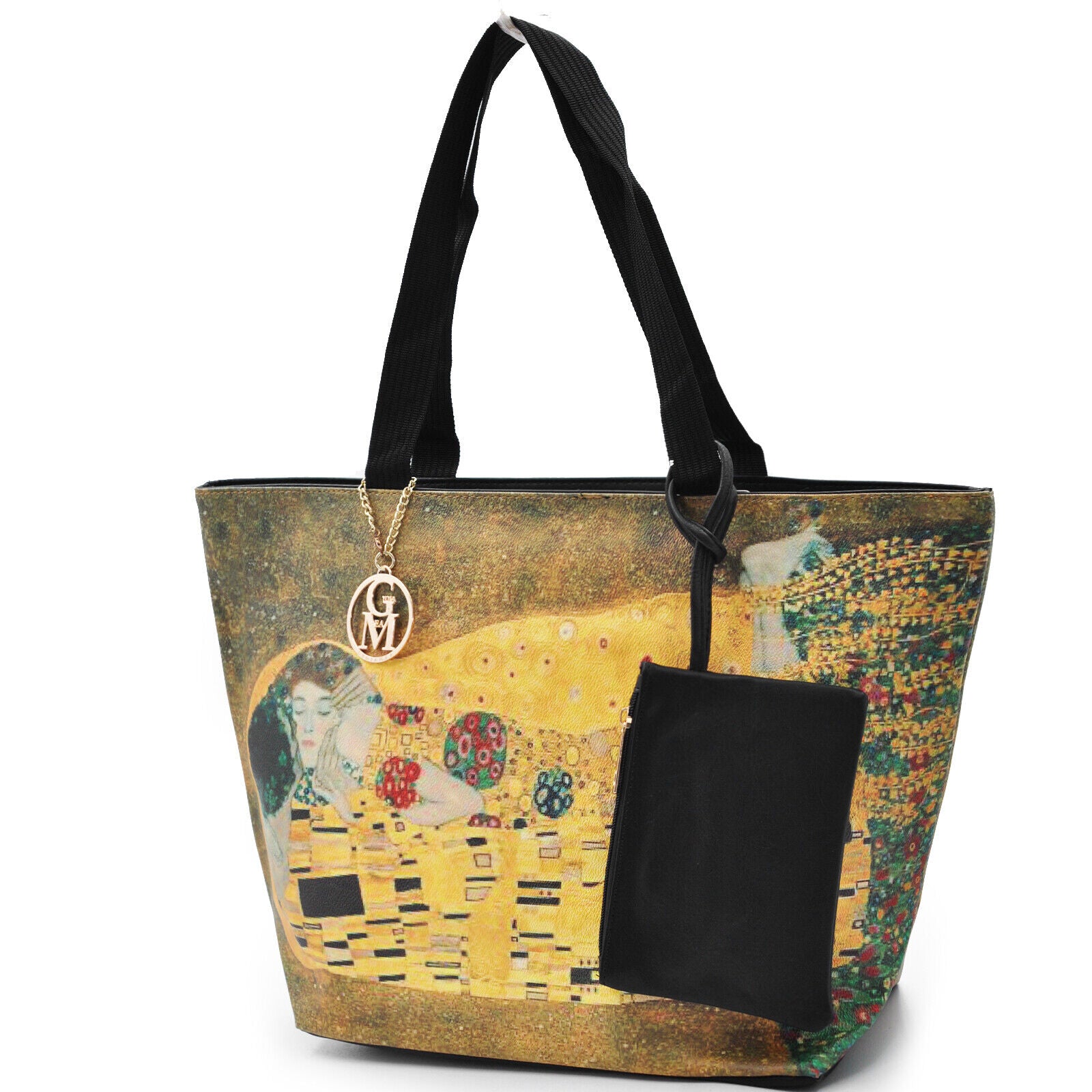 GM borsa shopping fantasia dipinto Vincent Van Gogh Notte stellata klimt ADELE