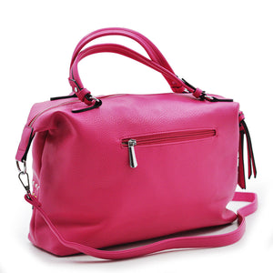 Borsa firmata CHARRO donna bauletto ricamata multicolore pelle pizzo morbida