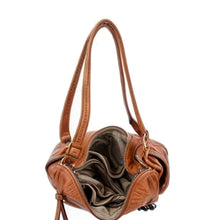 Carica l&#39;immagine nel visualizzatore di Gallery, Borsa firmata  Sweet Years 5 multi tasche capiente donna zip tracolla fantasia