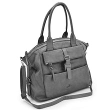 Carica l&#39;immagine nel visualizzatore di Gallery, Borsa pelle YY COVERI shopping bauletto tasche donna zip semplice casual firmata