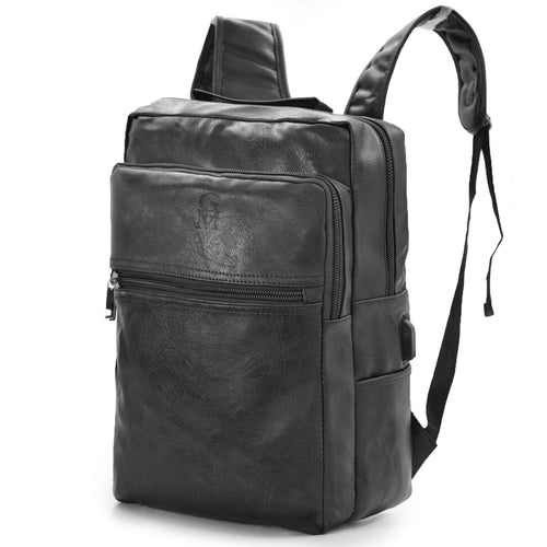 Zaino Uomo Pelle Grande Lavoro Porta Pc documenti Viaggio Multitasche Capiente