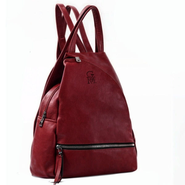 zainetto originale GM donna zaino elegante new pelle unica tinta colorato casual
