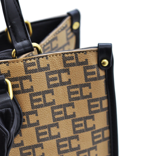 World COVERI borsa shopping logo elegante rigida passeggio fantasia borsetta