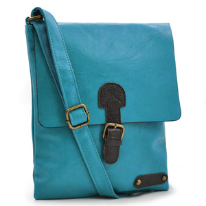 Borsa elegante uomo donna casual vintage pelle GM postina tracolla borsello