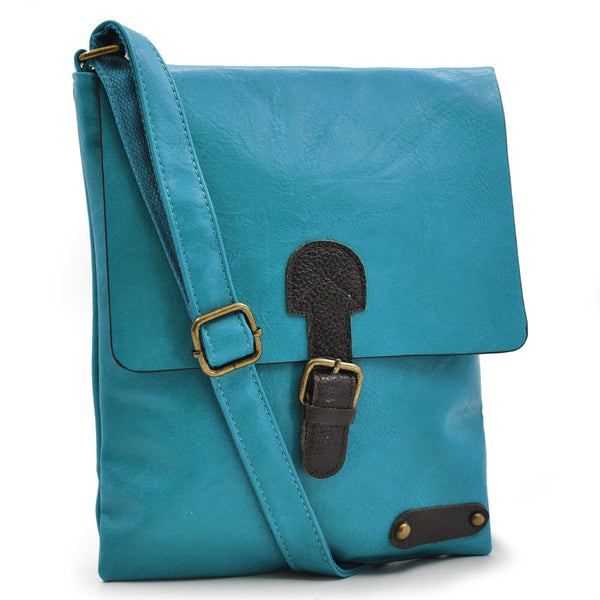 Borsa elegante uomo donna casual vintage pelle GM postina tracolla borsello