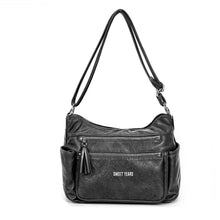 Carica l&#39;immagine nel visualizzatore di Gallery, Borsa firmata  Sweet Years 5 multi tasche capiente donna zip tracolla fantasia