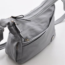 Carica l&#39;immagine nel visualizzatore di Gallery, Borsa Donna Coveri pelle nuova Tracolla Capiente Multi Tasche capiente 2 zip