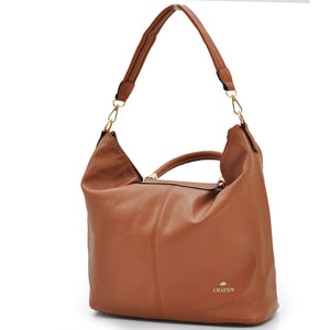 Borsa shopping sacco CHARRO pelle donna zip semplice casual passeggio firmata