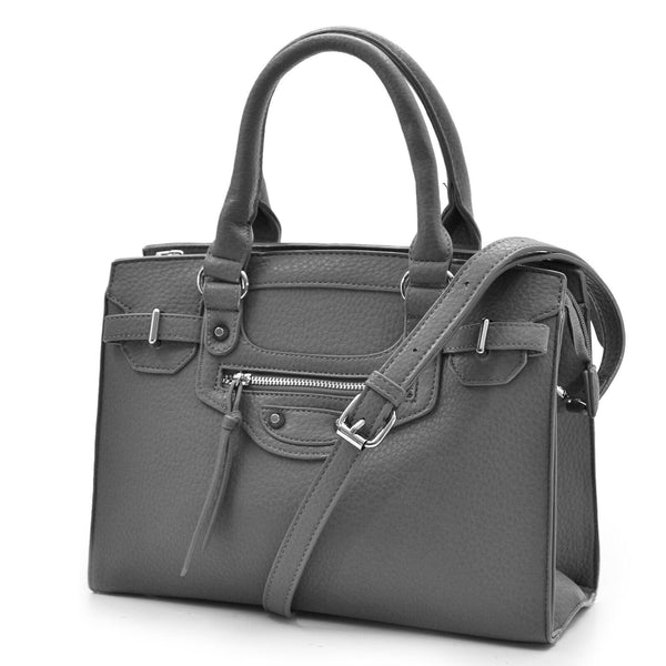 Borsa Gyoiamea bauletto capiente donna tracolla nuova rigida elegante nuova zip