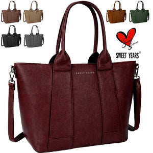 SWEET YEARS borsa firmata donna lusso shopping grande spalla tracolla shopper