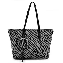 Carica l&#39;immagine nel visualizzatore di Gallery, Borsa donna shopping fantasia leopardata tigrata animalier sportiva capiente new