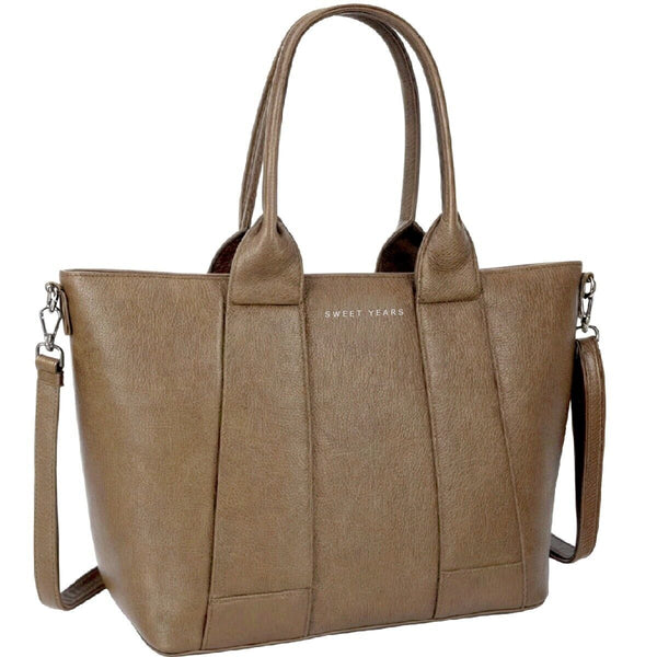 SWEET YEARS borsa firmata donna lusso shopping grande spalla tracolla shopper