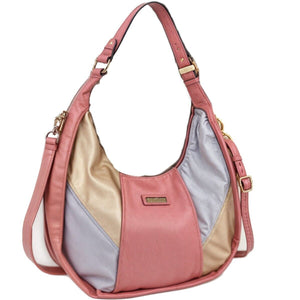 Borsa hobo sacco CHARRO spalla secchio capiente donna tracolla MULTICOLORE nuova
