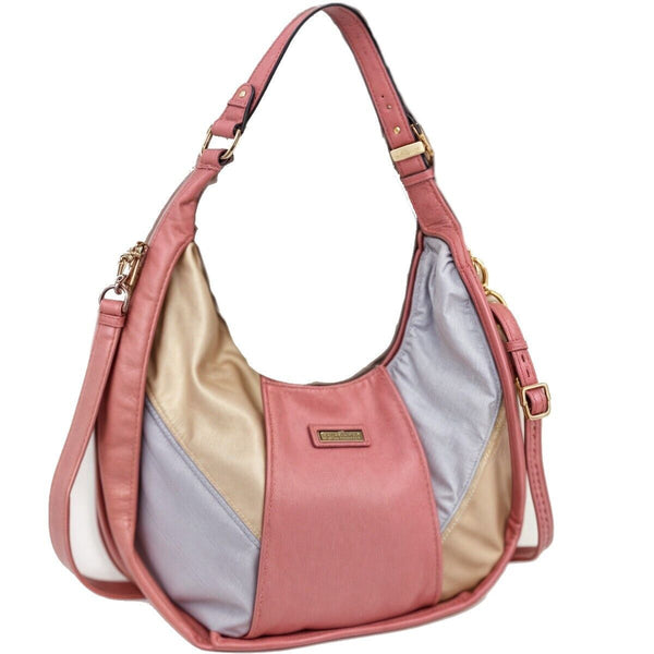 Borsa hobo sacco CHARRO spalla secchio capiente donna tracolla MULTICOLORE nuova