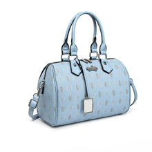 Carica l&#39;immagine nel visualizzatore di Gallery, Borsa POLO CLUB bauletto multi tasche firmata fantasia logo spalla donna pelle