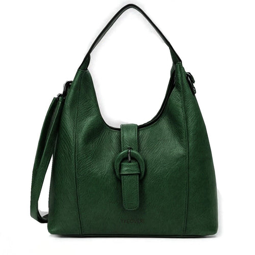 Borsa donna yyCOVERI vintage pelle morbida sacco casual spalla grande tracolla