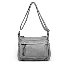 Carica l&#39;immagine nel visualizzatore di Gallery, Borsa tracolla  Sweet Years 5 multi tasche capiente donna zip tasca anti furto