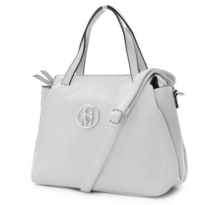 Borsa GM firmata nuova spalla bauletto morbida tracolla elegante tasche logo