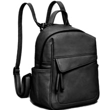 Carica l&#39;immagine nel visualizzatore di Gallery, VALENTINI zaino 2024 pelle donna tante zip multi tasche casual capiente ART.934