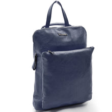 Carica l&#39;immagine nel visualizzatore di Gallery, COVERI 2in1 borsa zaino pelle donna sportivo tante zip cuoio casual passeggio