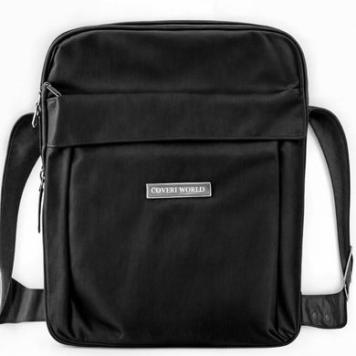 Borsellino COVERI world borsello uomo borsa tracolla nylon nero lavoro piccolo