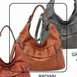 Borsa donna COVERI mono manico pelle morbida sacco casual spalla grande tracolla